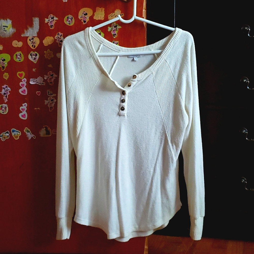 White Warm & Cozy Shirt